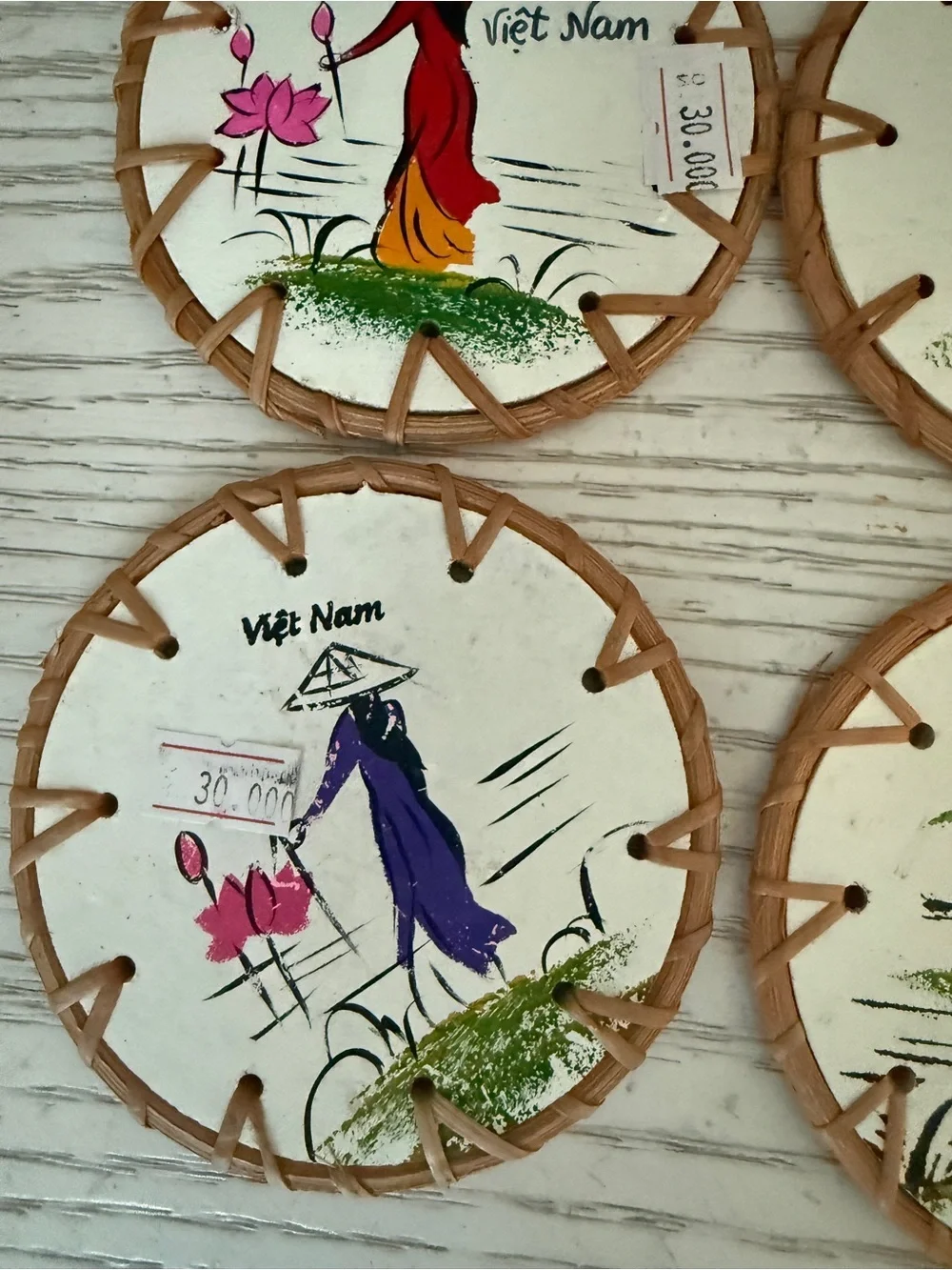 New Vietnam Souvenir Coaster Set (Set of 4)